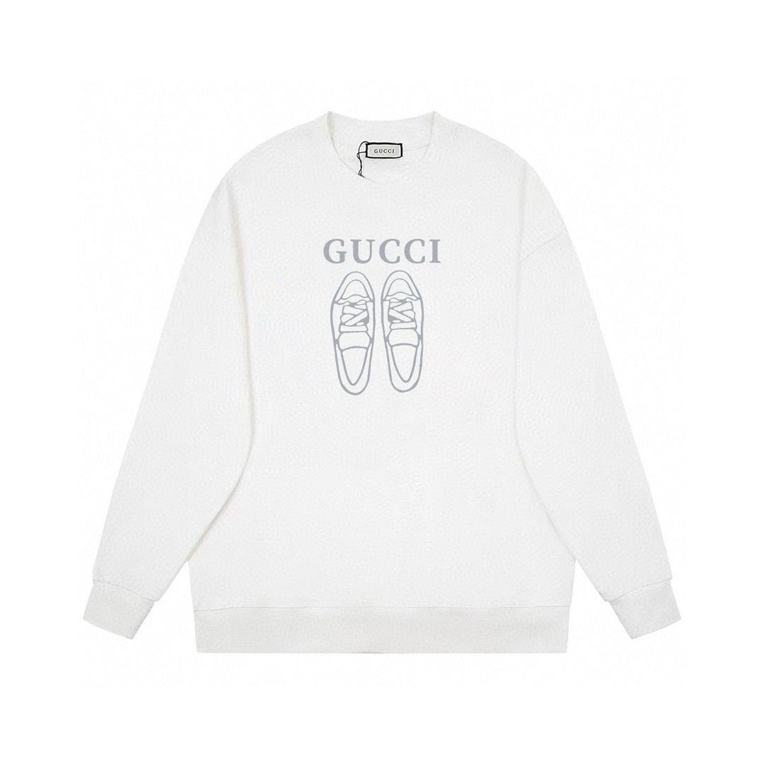 New shoes print crewneck