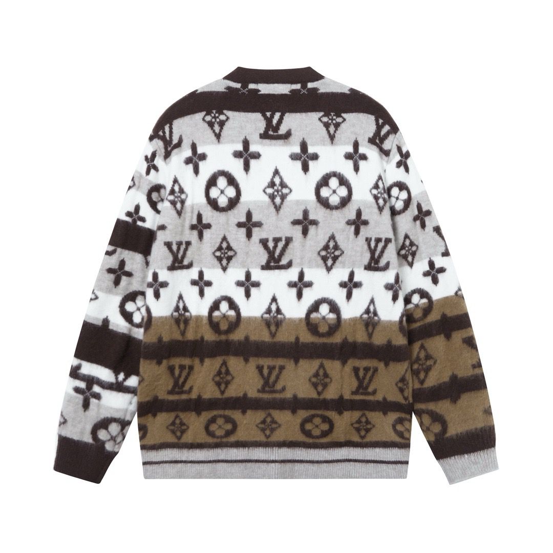 1:1 version new wool zipper sweater jacket