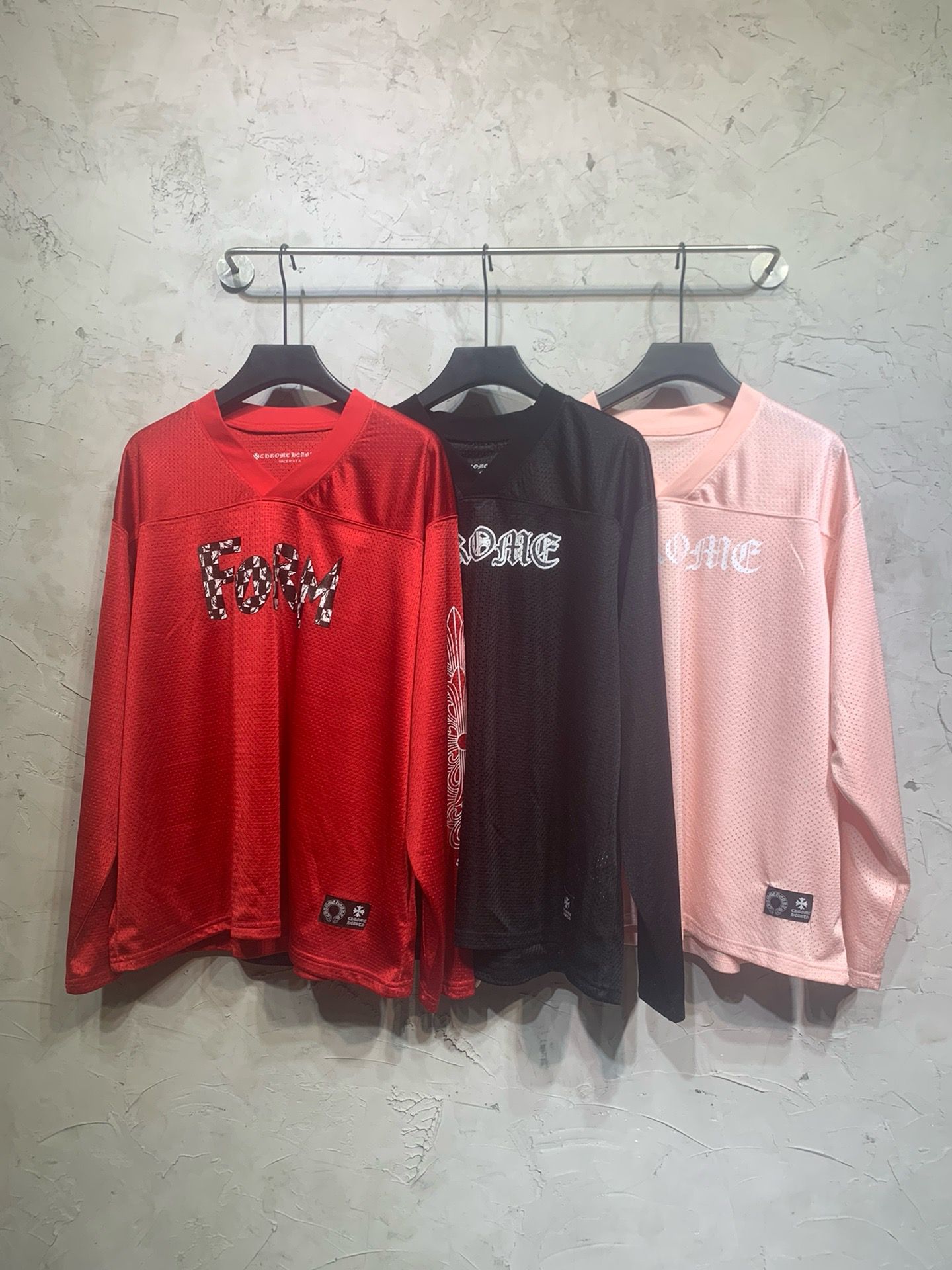New arrival mesh long sleeve jersey