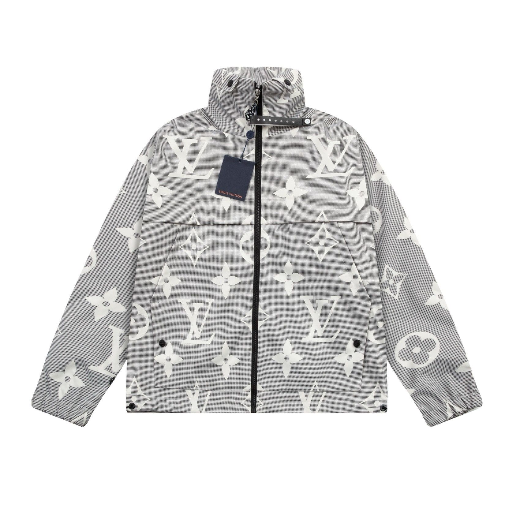 1:1 Version new grey full logo jacket