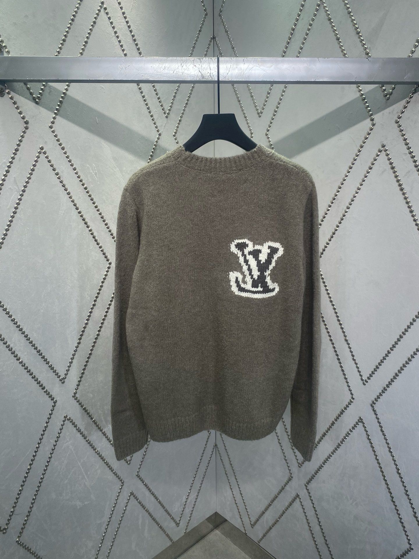 1:1 version new arrival brown sweater