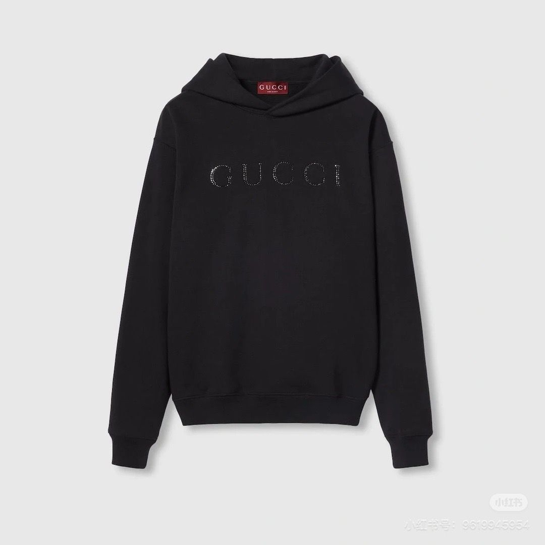 New all black hoodie