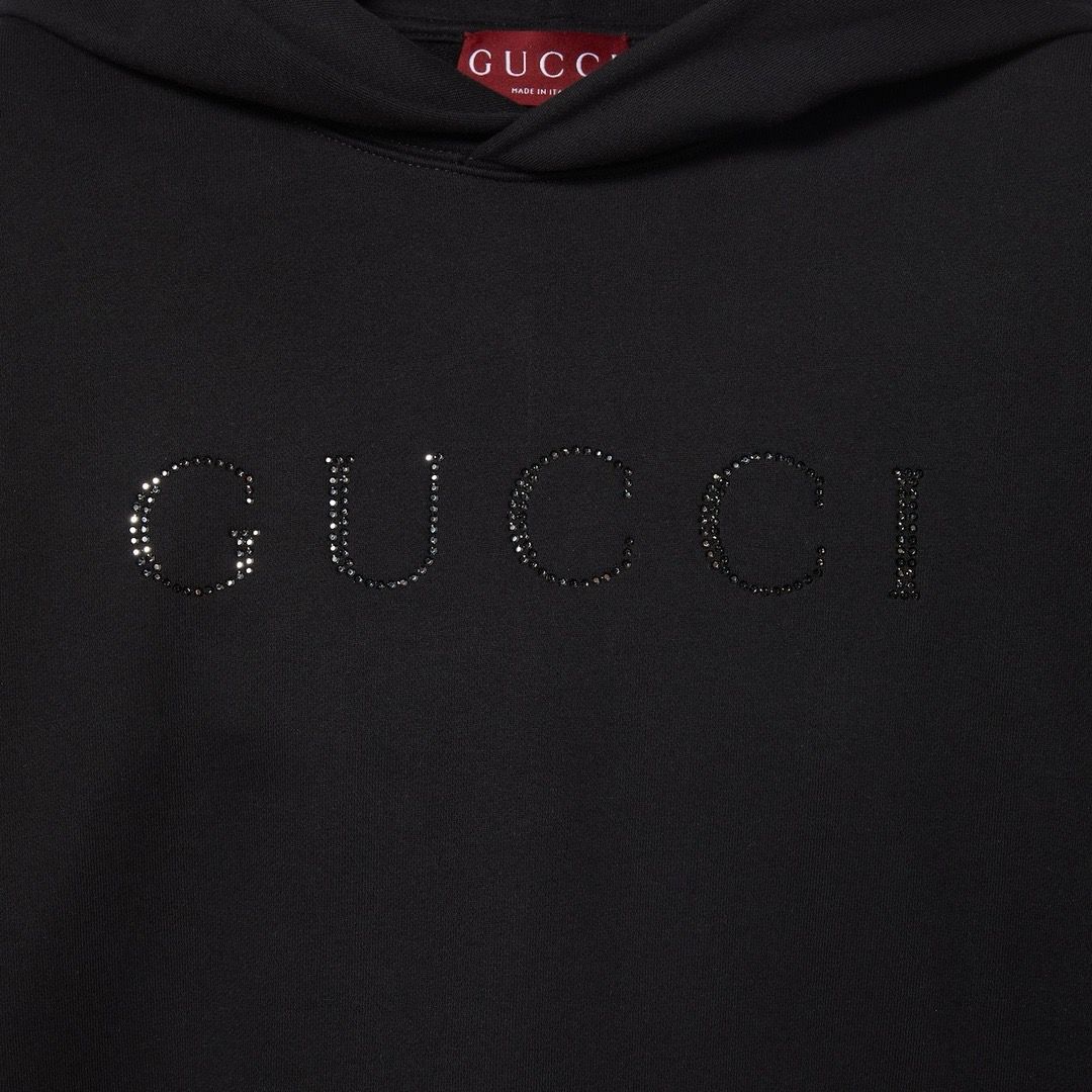 New all black hoodie