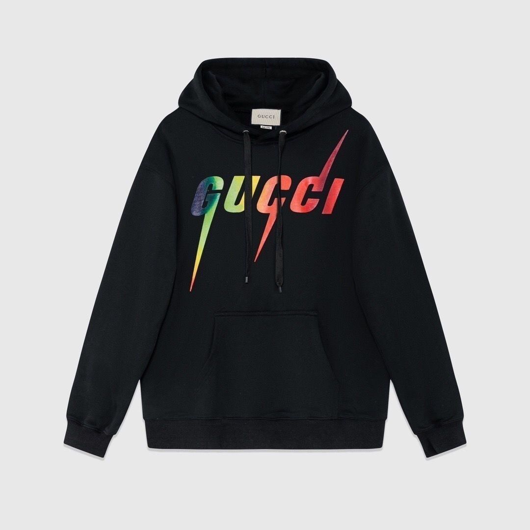 New beige black hoodie