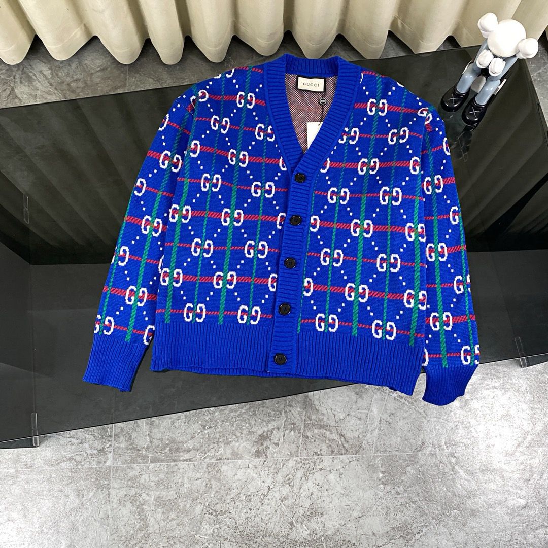1:1 New arrival blue sweater