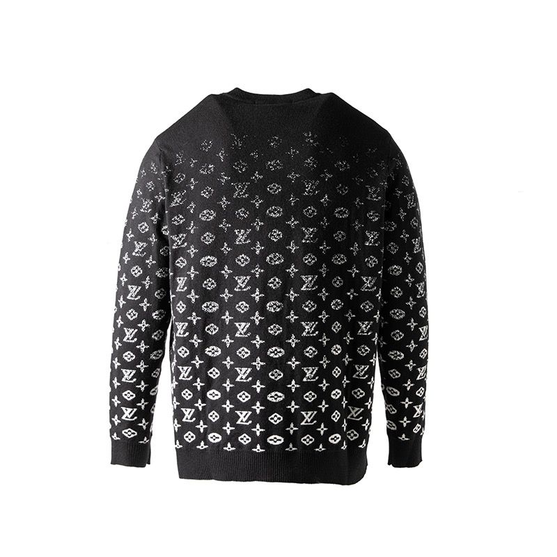 1:1 New arrival gradient black sweater