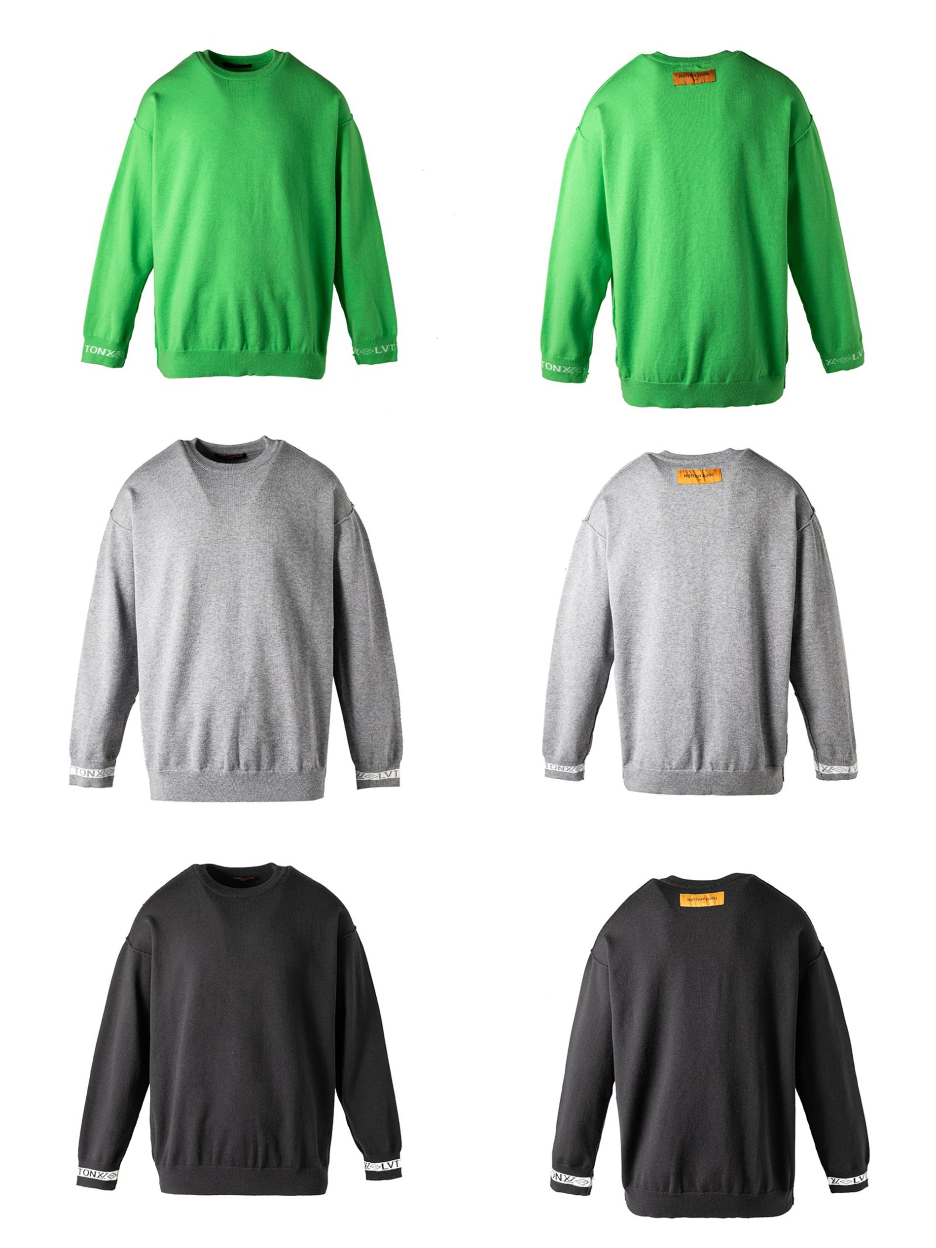 1:1 New wollen yarn 12 needle jacquard woven sweater