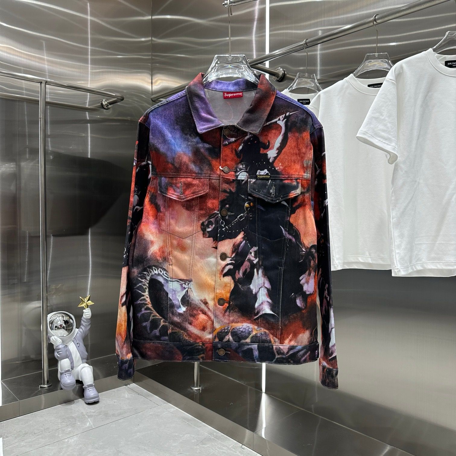 1:1 New fire denim jacket