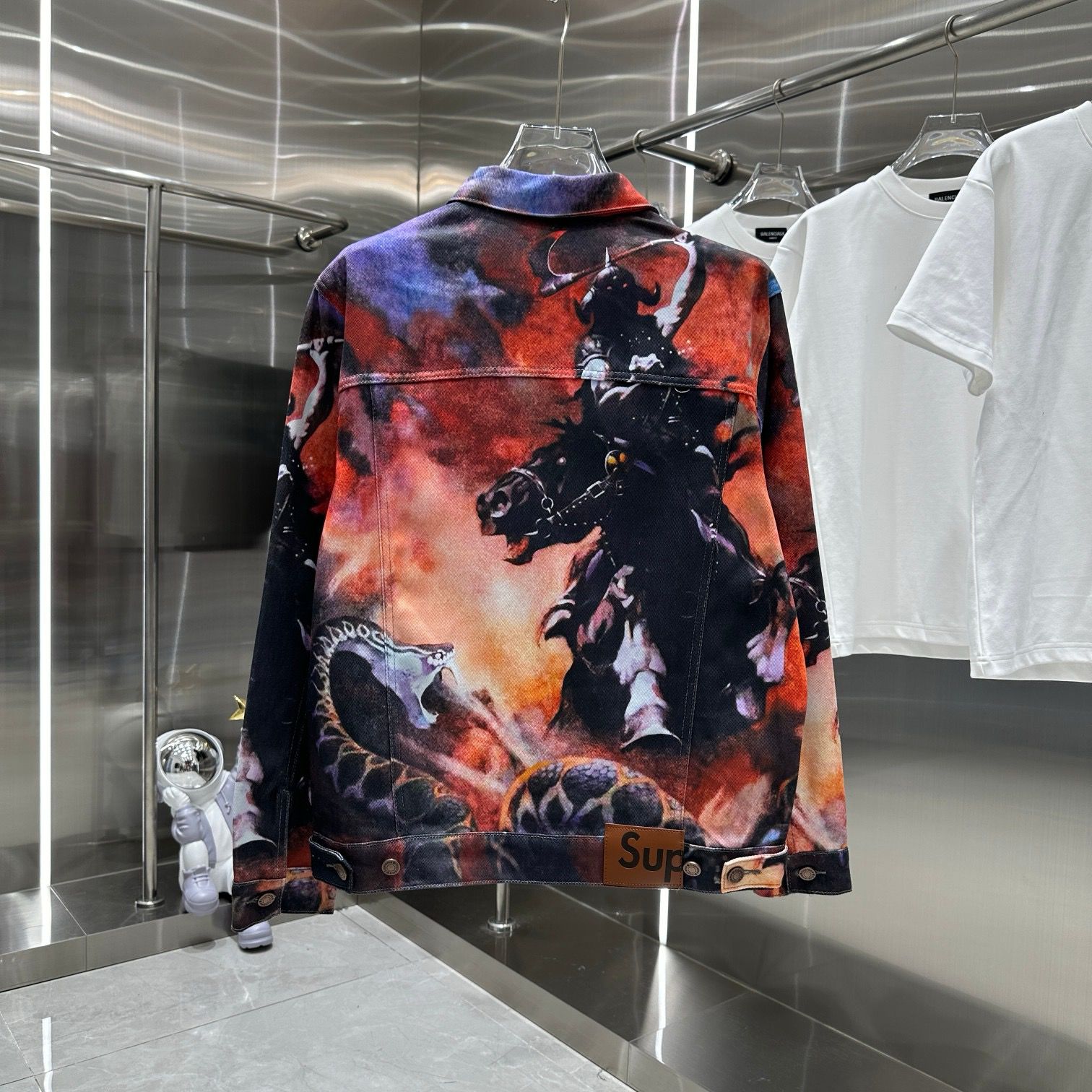 1:1 New fire denim jacket