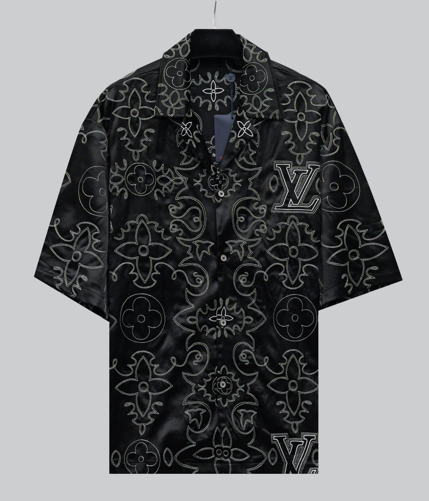 1:1 New full embroidery polo shirt & short set