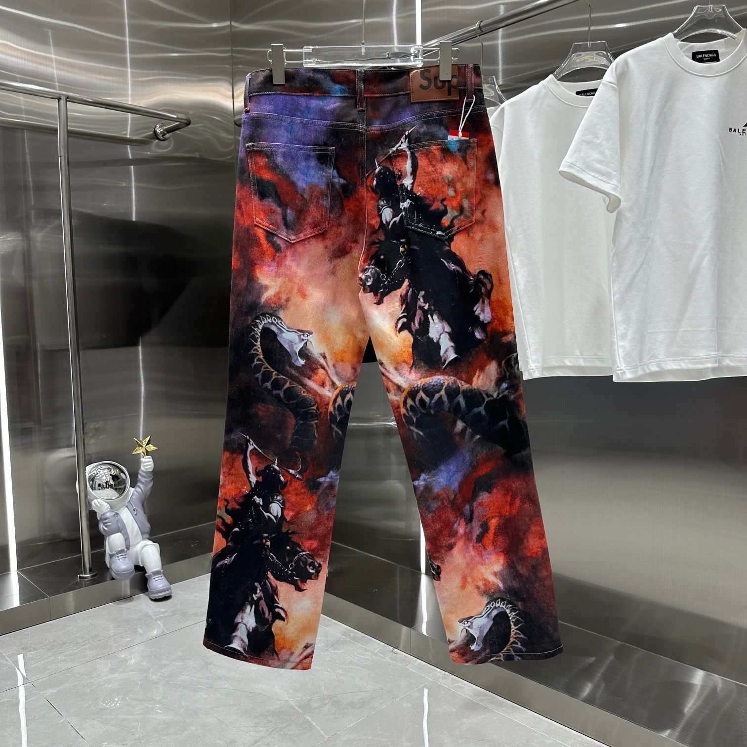1:1 New arrival fire jeans