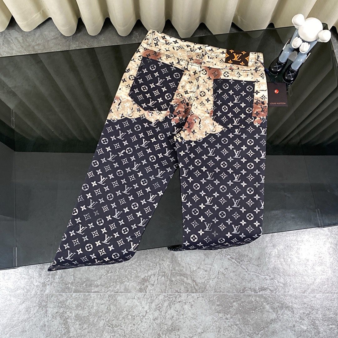 1:1 New arrival double color jeans