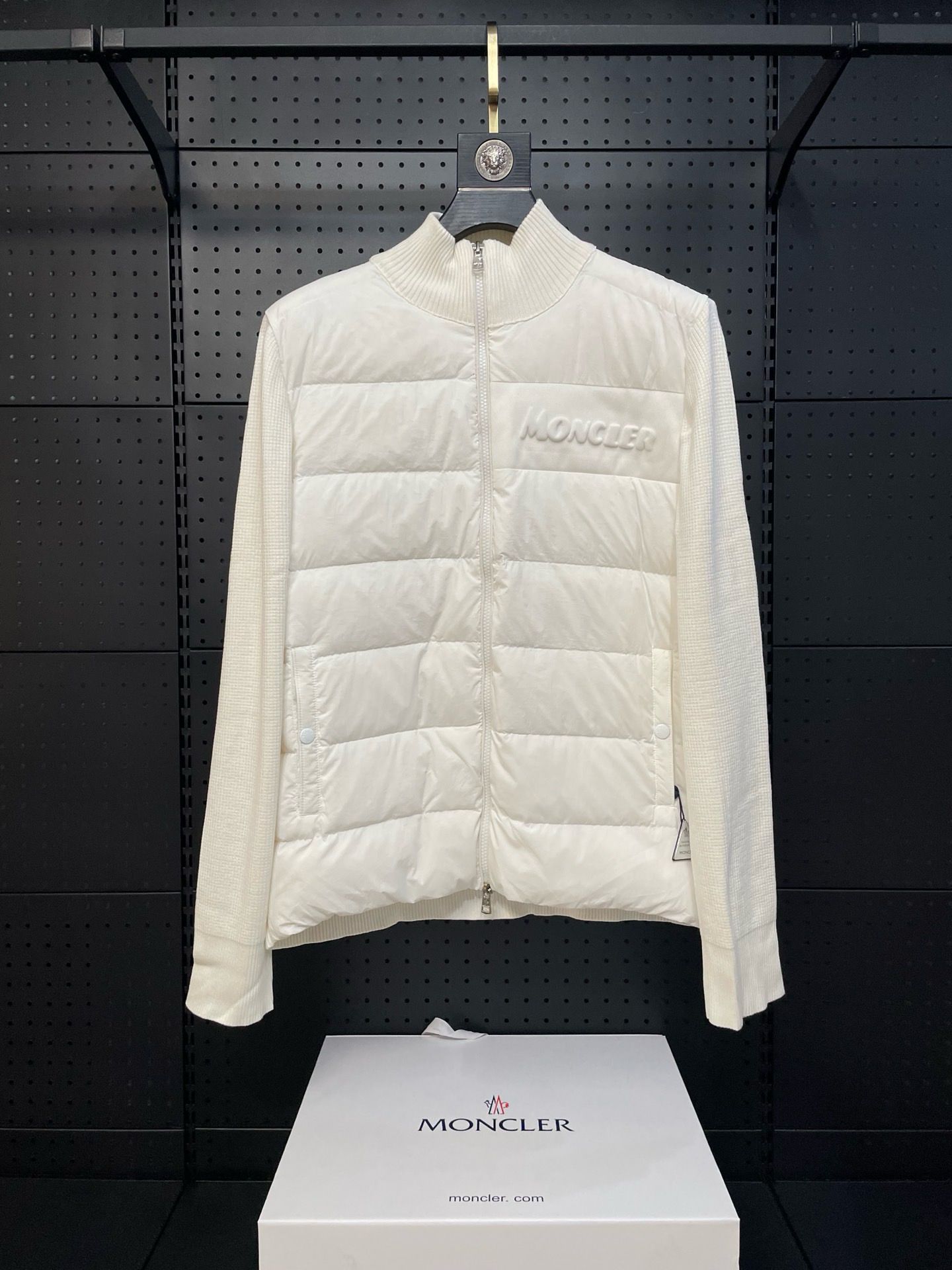 1:1 New knit splicing down jacket