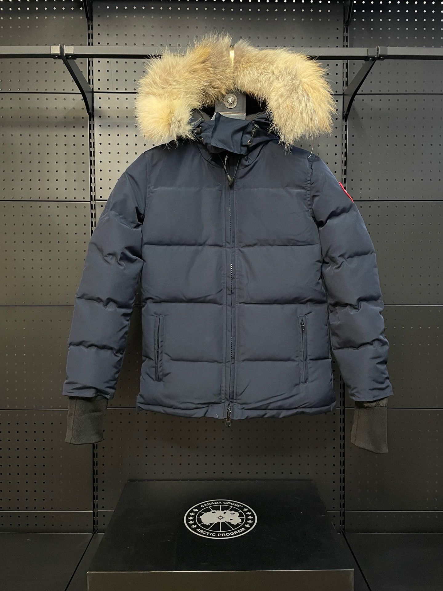 1:1 Top navy blue down jacket