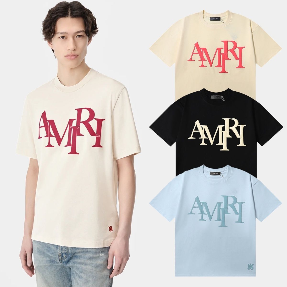 New foam print logo tshirt