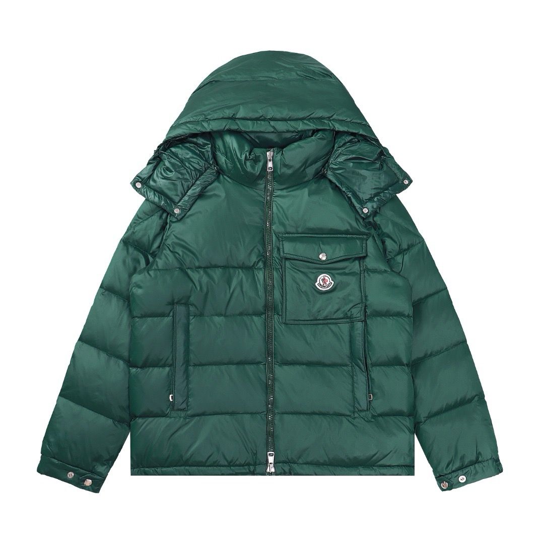 1:1 Top quality new black and green down jacket