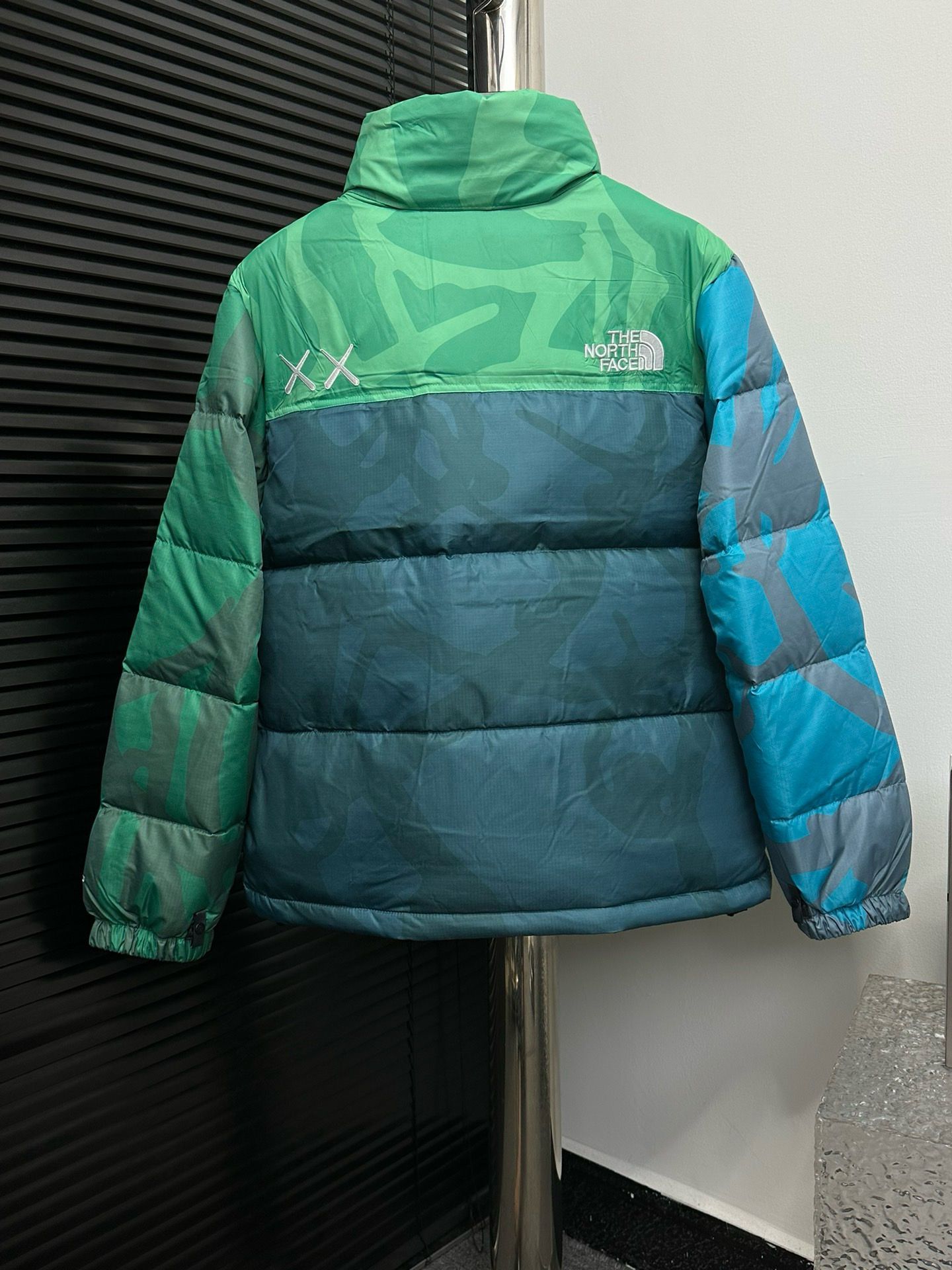 1:1 new green splicing down jacket