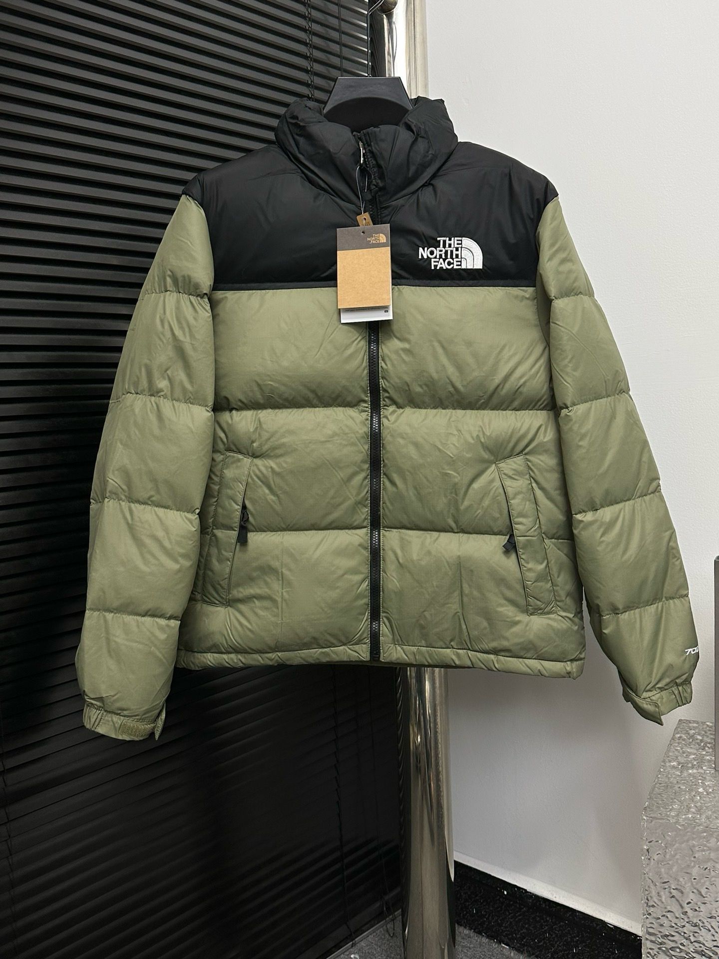 1:1 New olive green with NFC down jacket