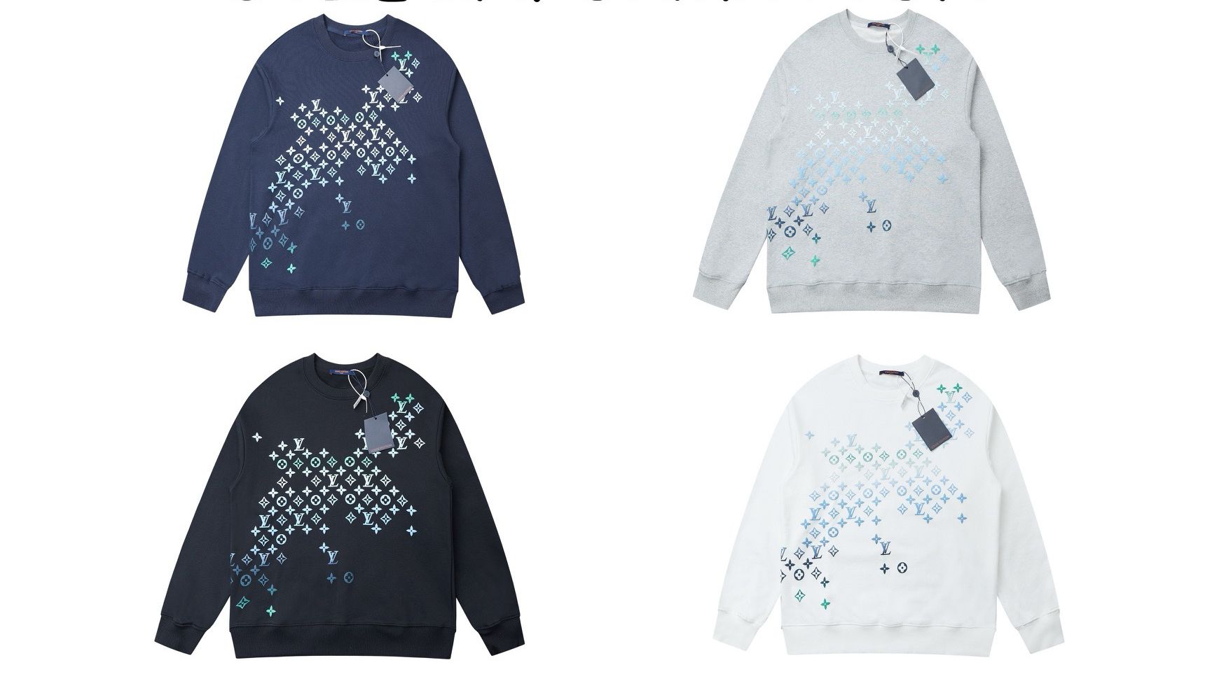 New arrival full logo crewneck