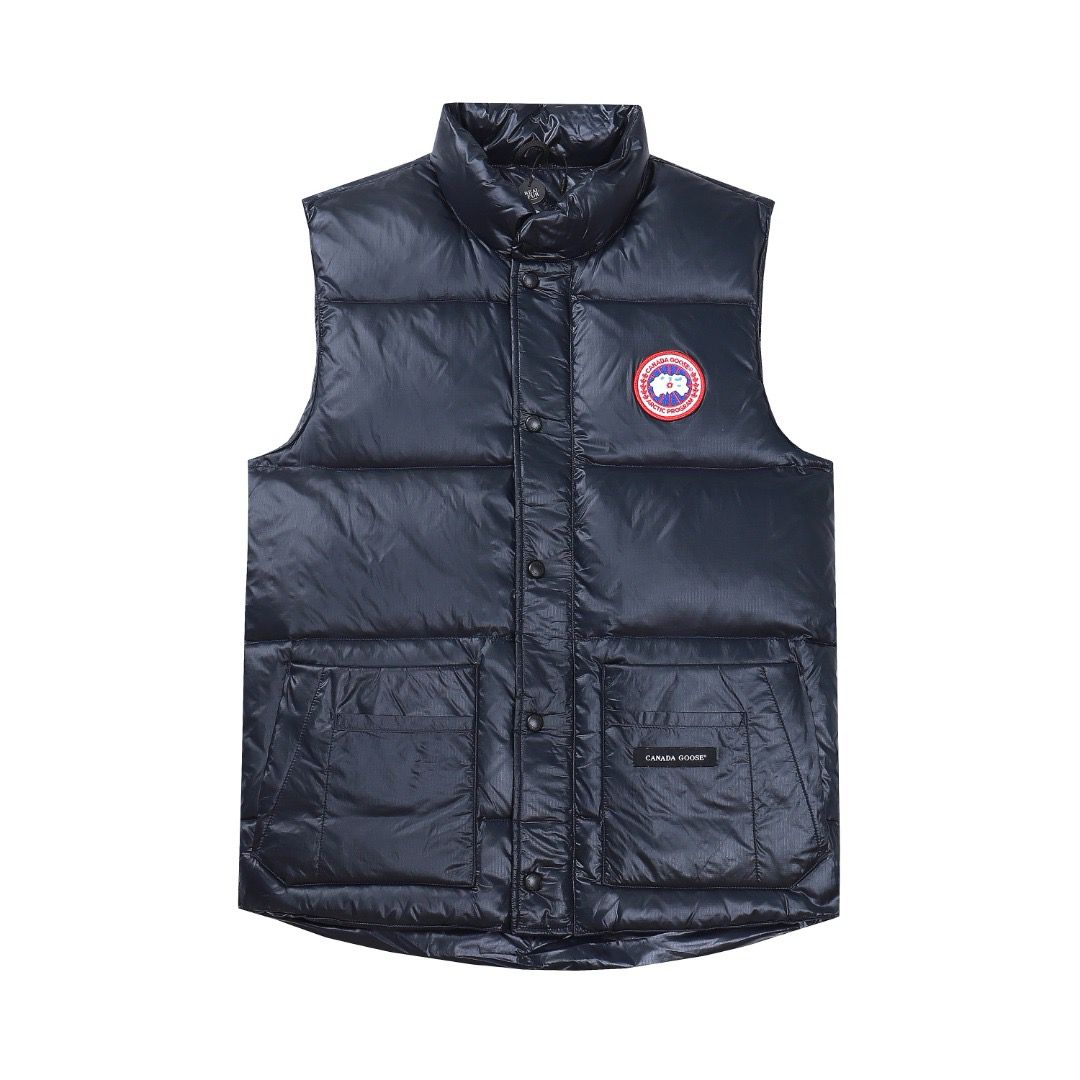 1:1 New navy blue down vest