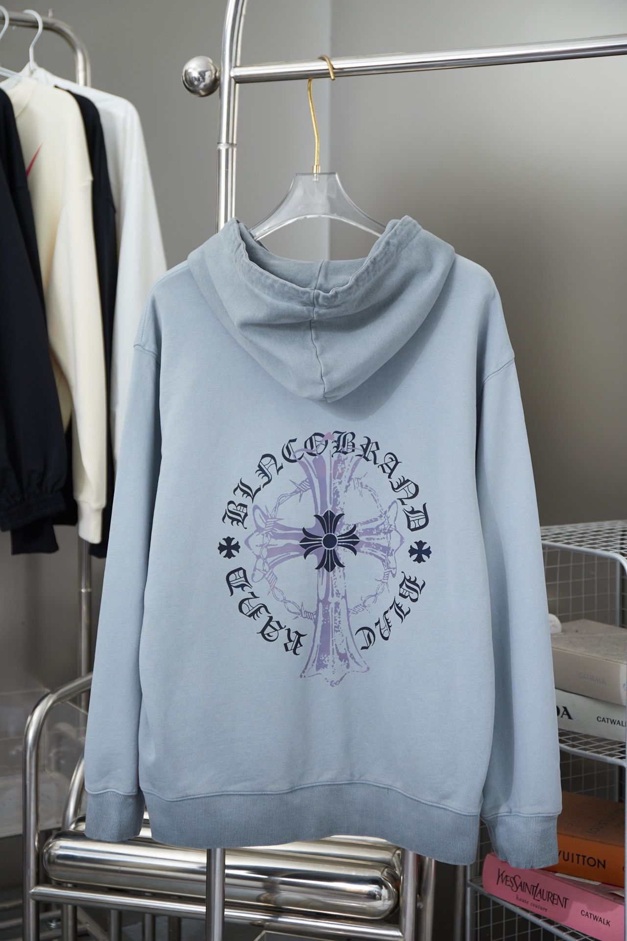 1:1 New classic logo hoodie
