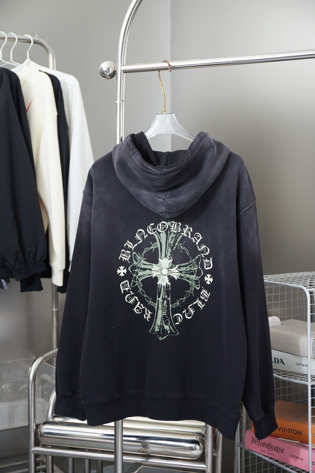 1:1 New classic logo hoodie