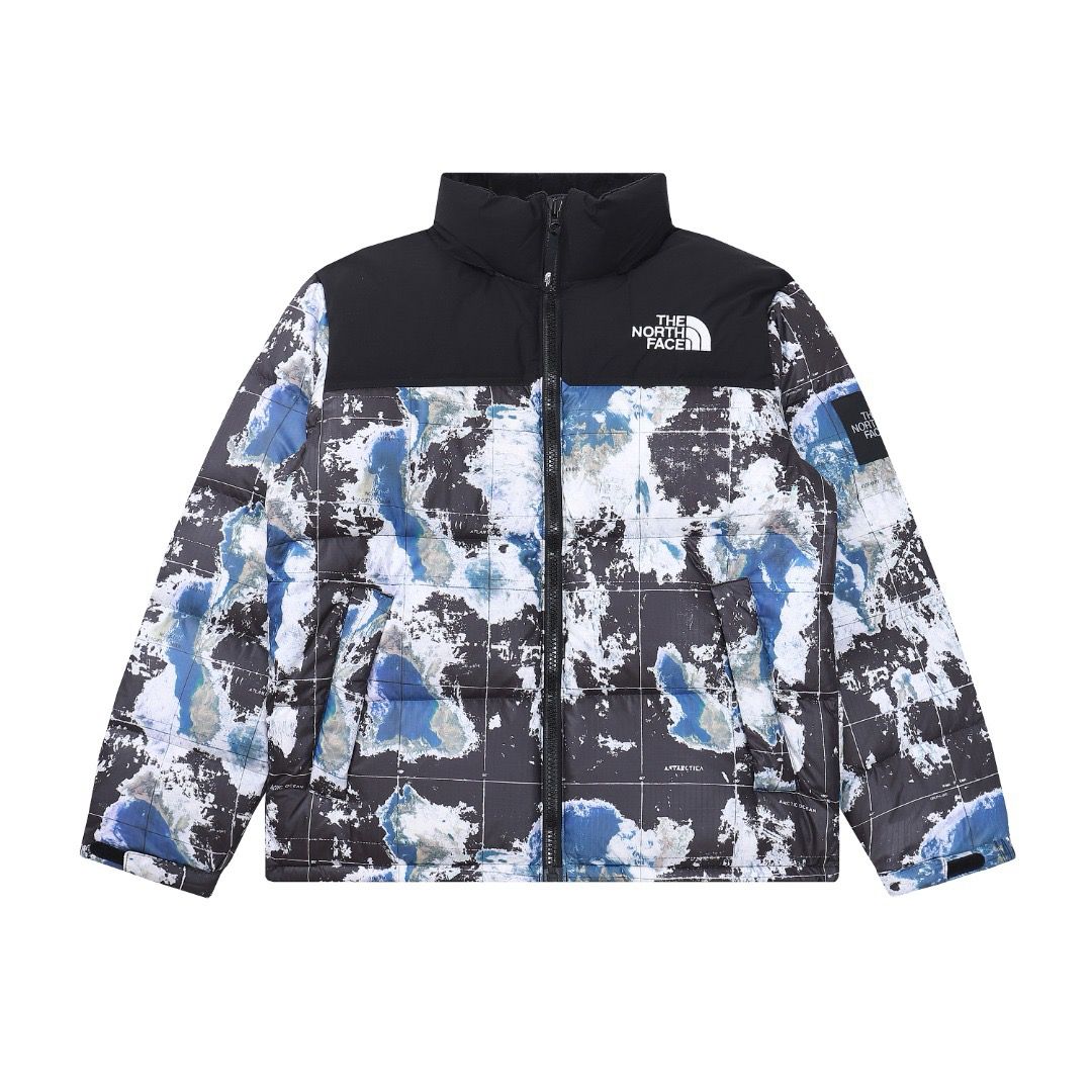 1:1 new blue camo down jacket