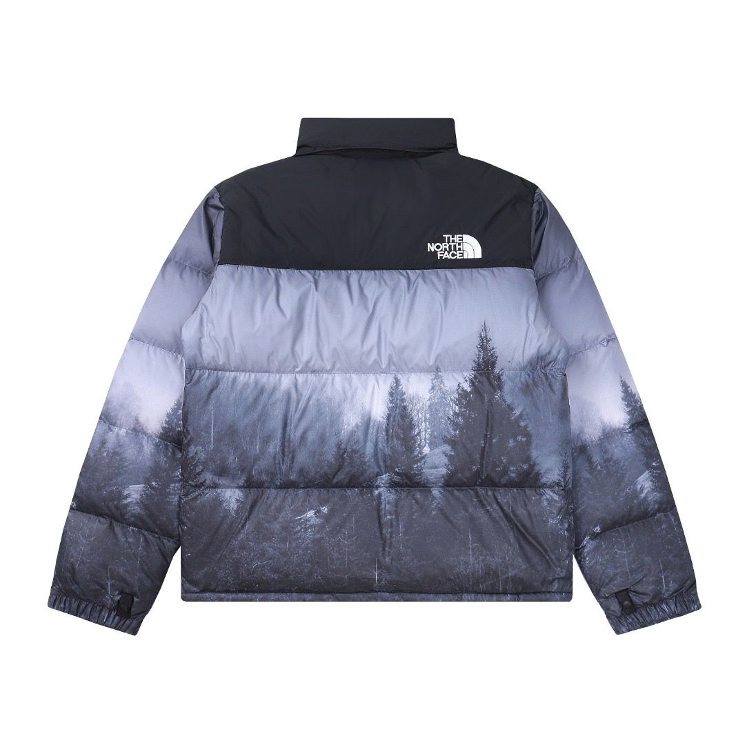 1:1 New black grey down jacket