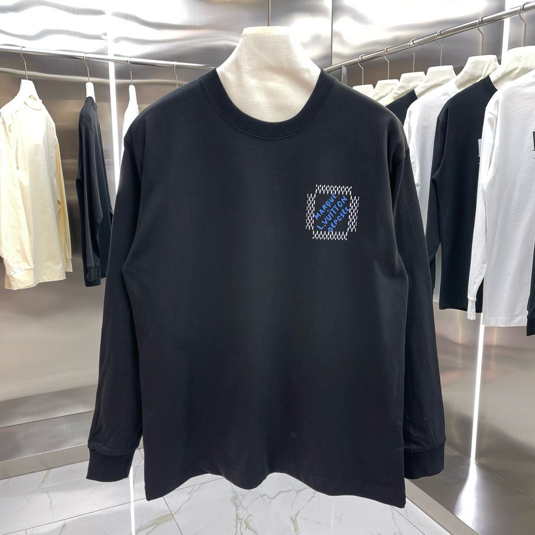New arrival black white crewneck