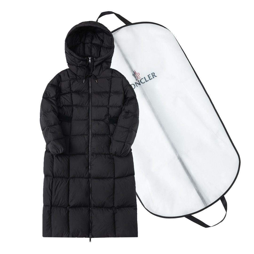 1:1 Top version long black down jacket