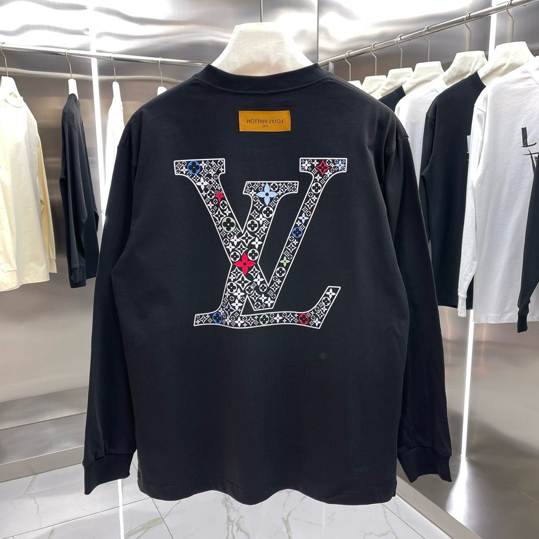 New arrival black white crewneck