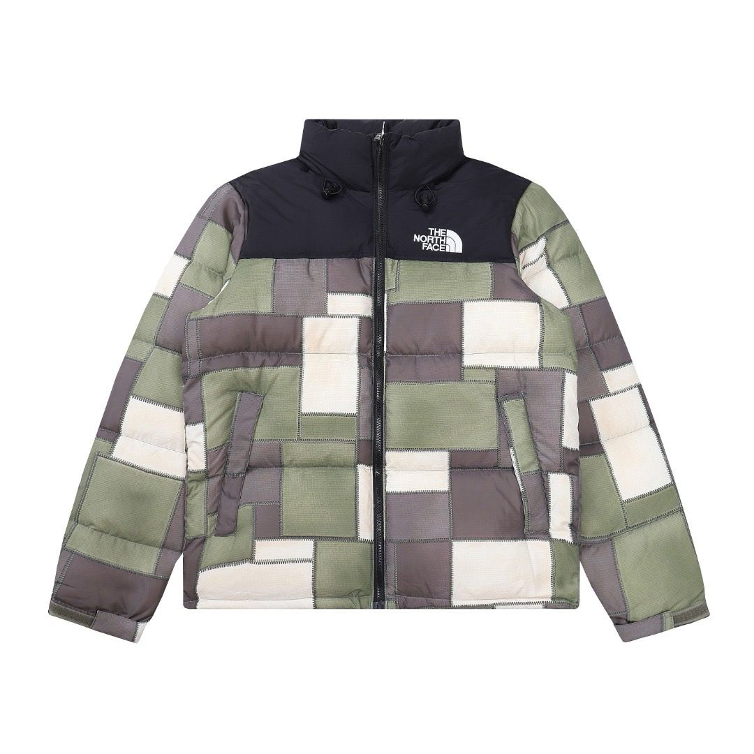 1:1 New green camo down jacket
