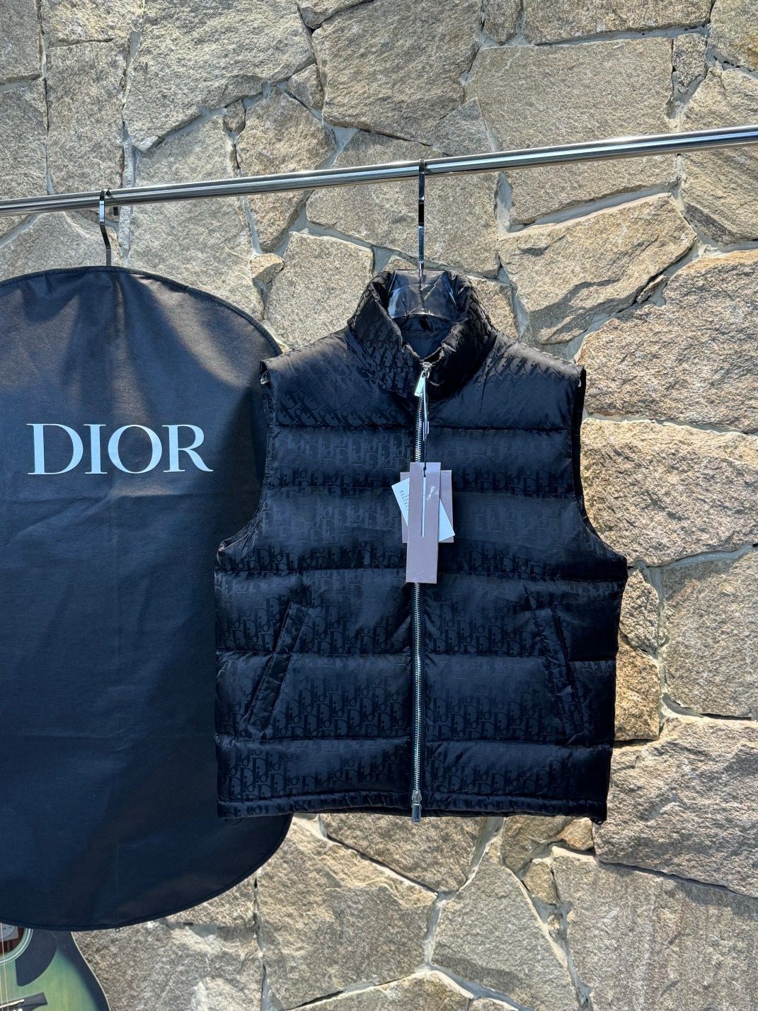 1:1 top version new black down vest