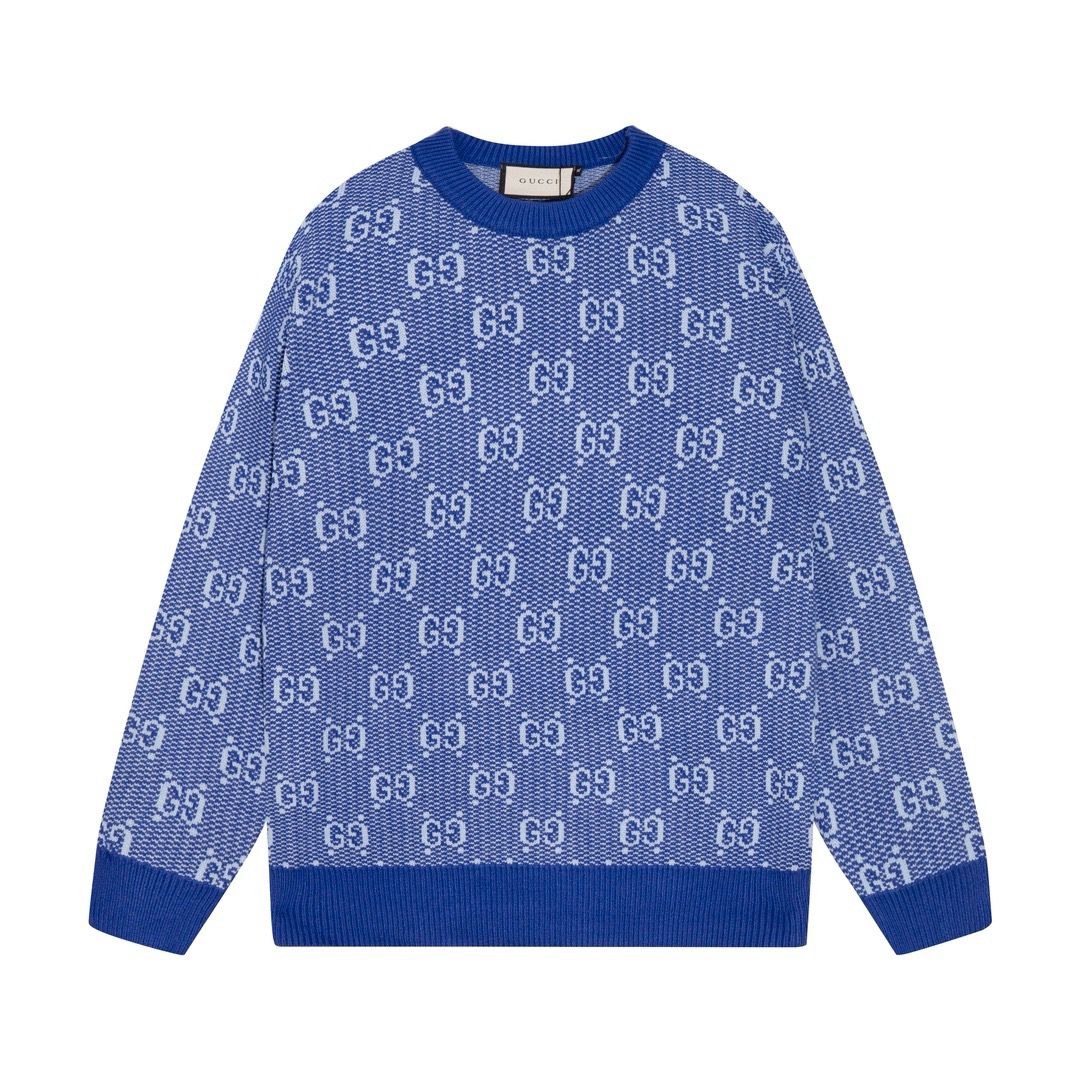 1:1 New blue green sweater
