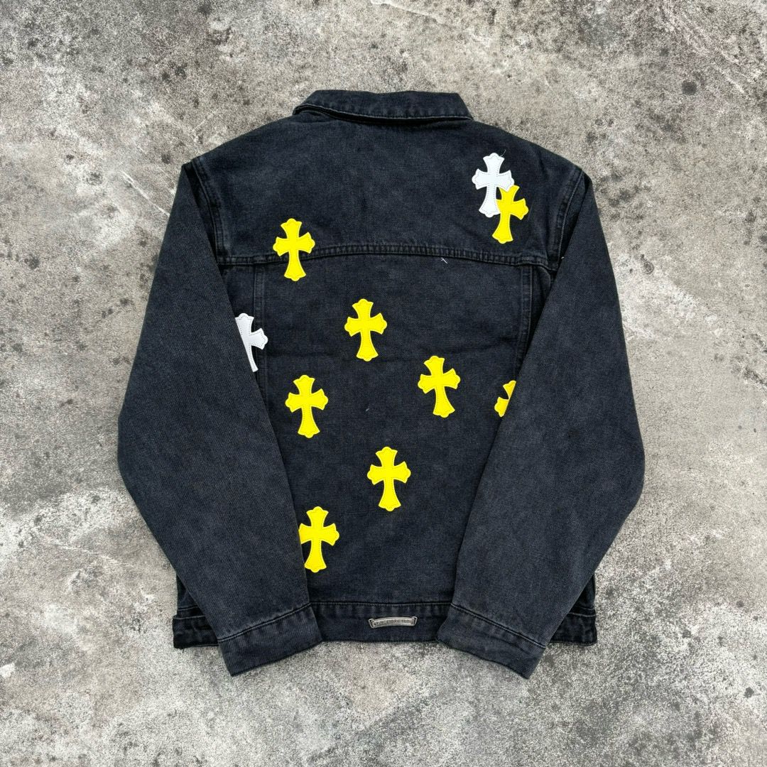 1:1 New black denim jacket
