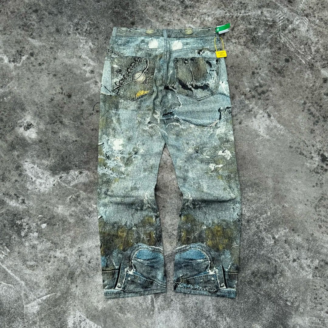 1:1 New ripped jeans