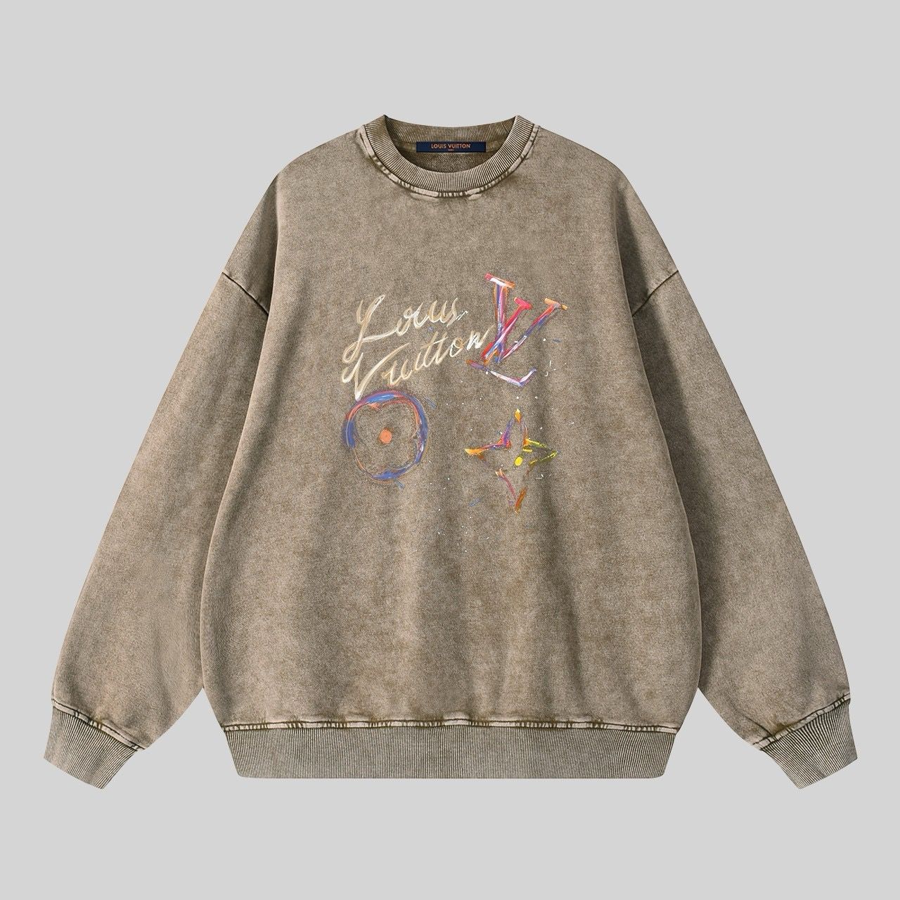 1:1 New washing color crewneck