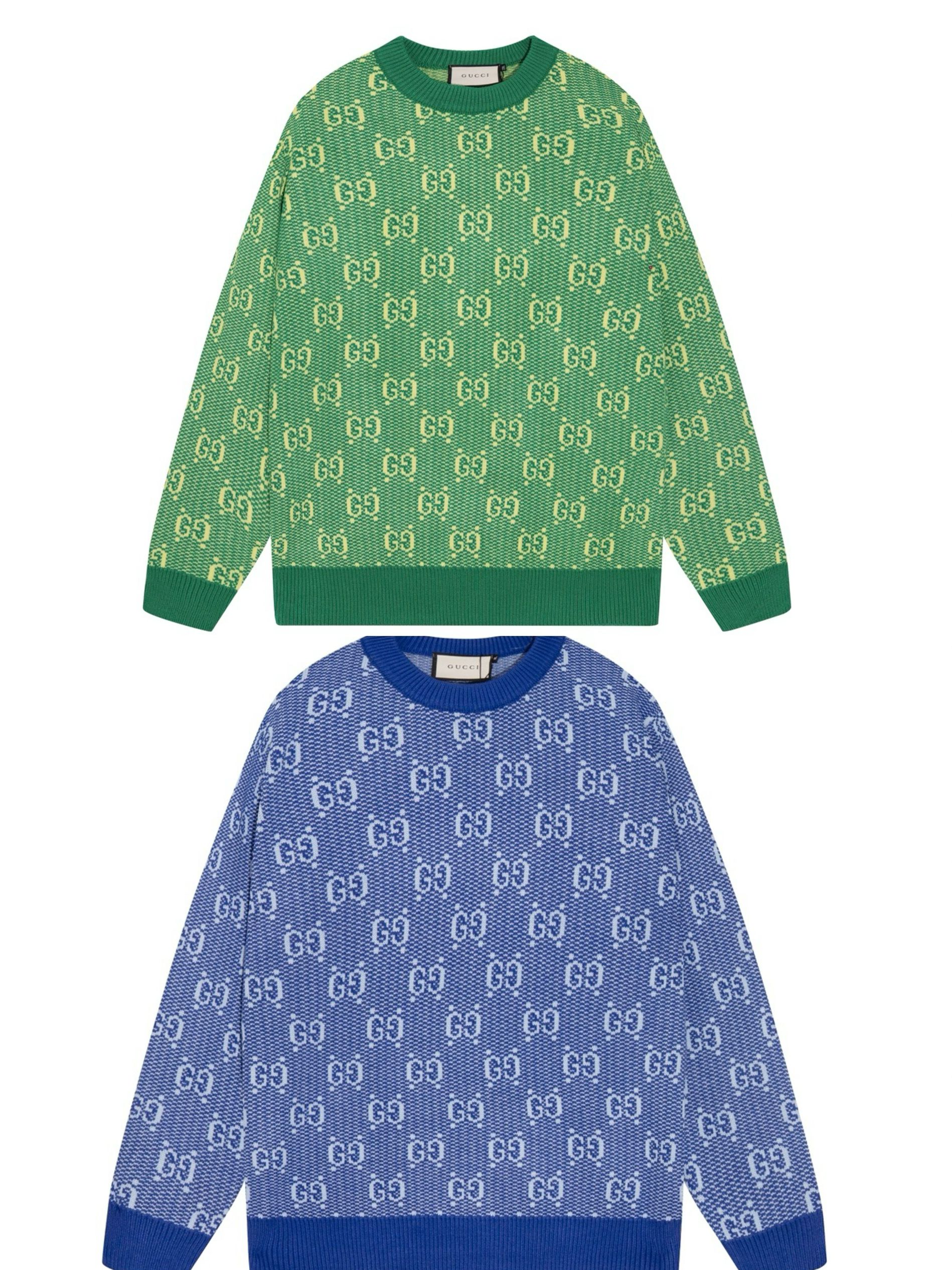 1:1 New blue green sweater