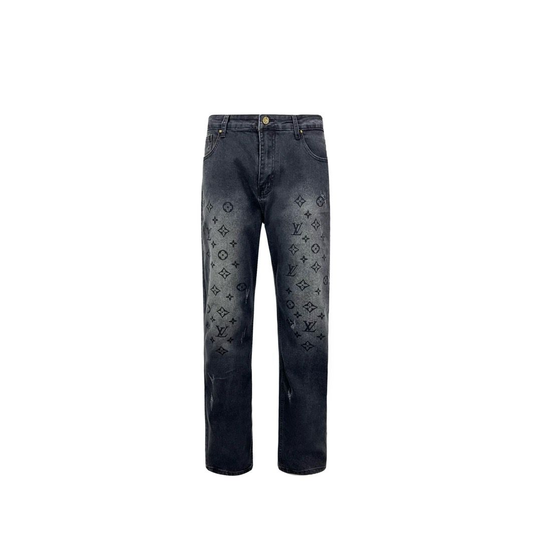1:1 new washing grey jeans