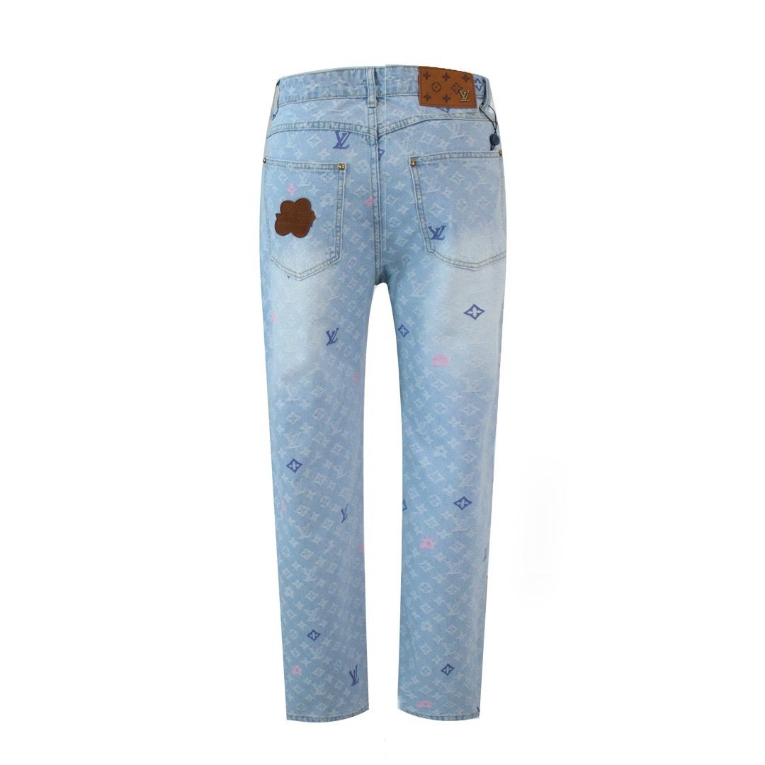 1:1 New light blue jeans