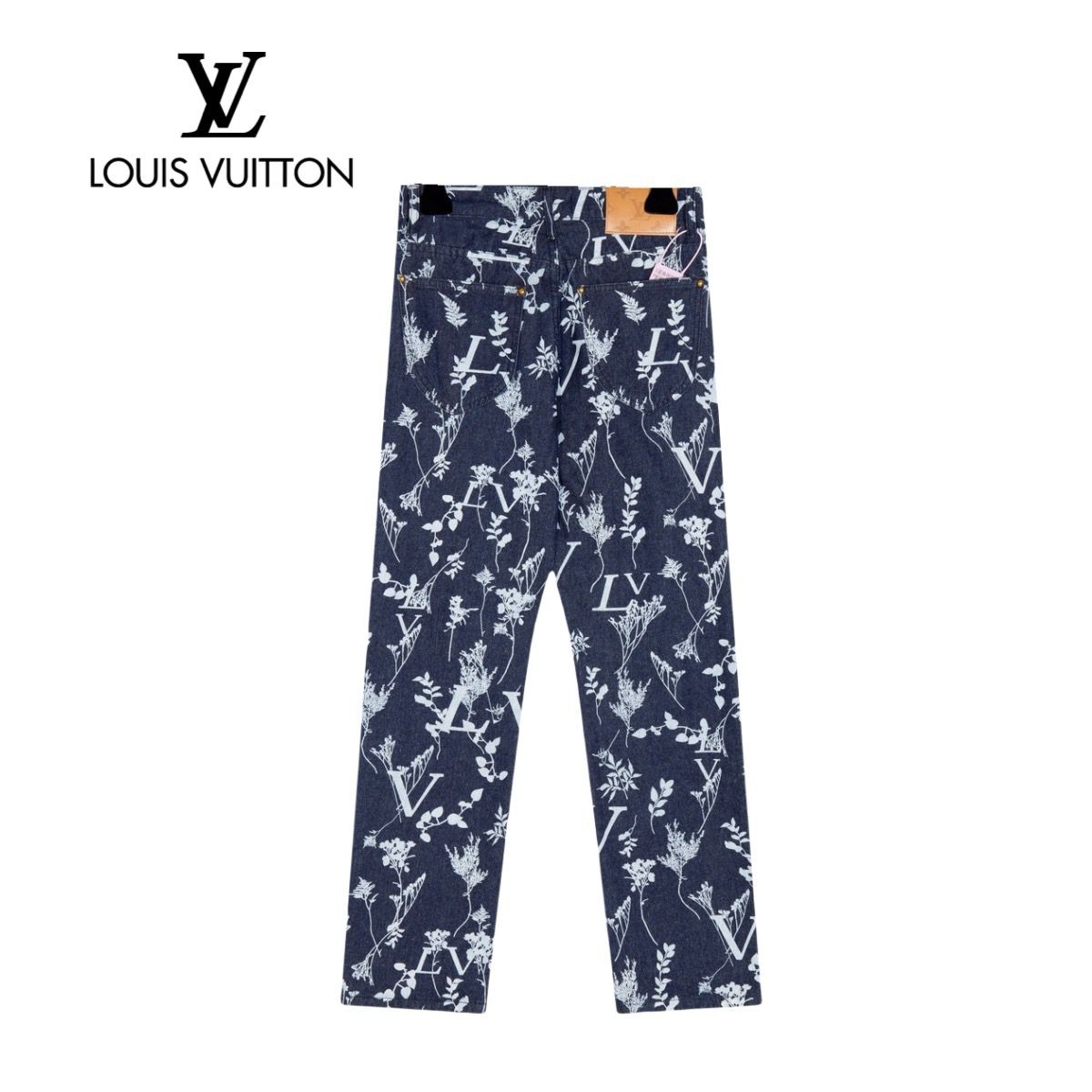1:1 New full logo jeans