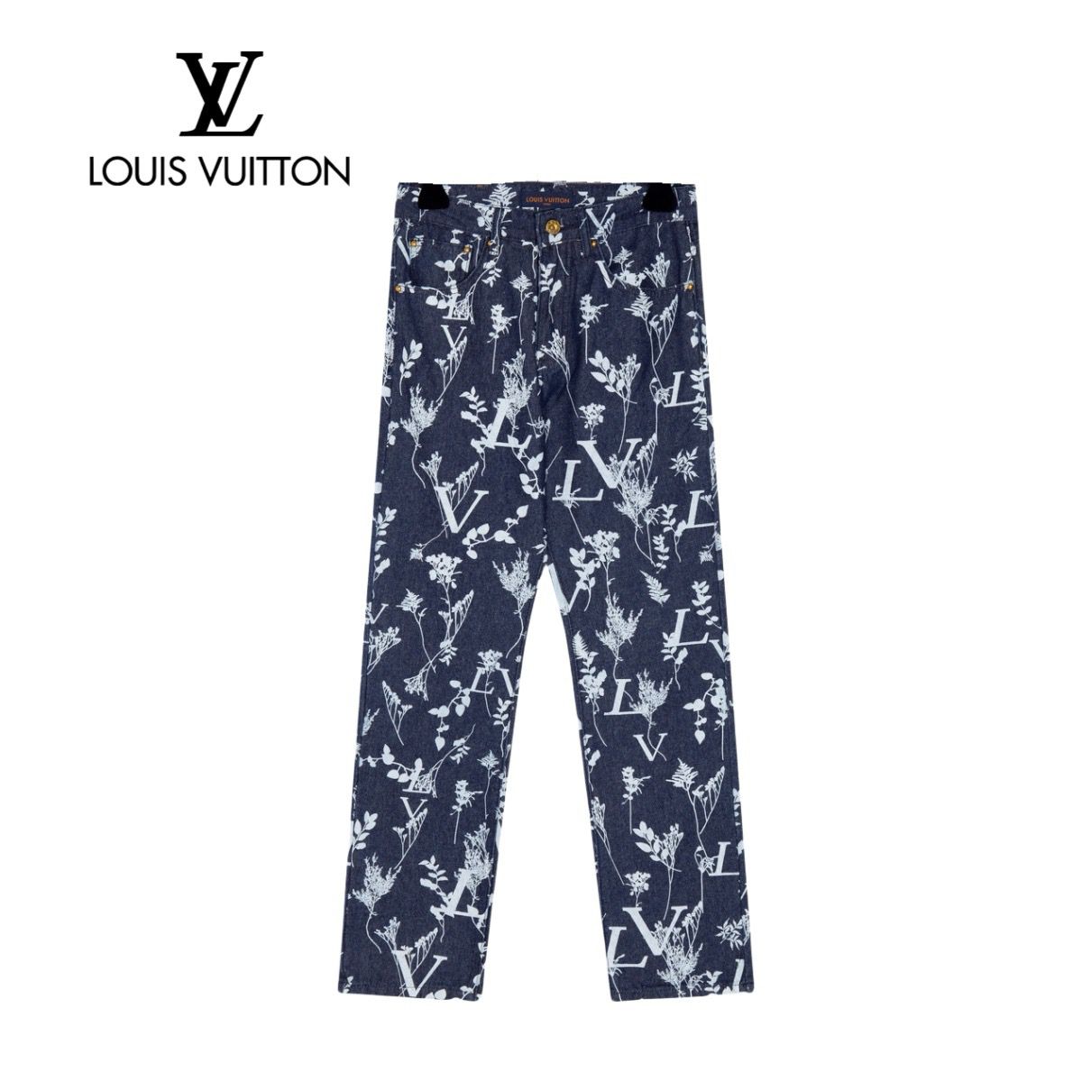 1:1 New full logo jeans