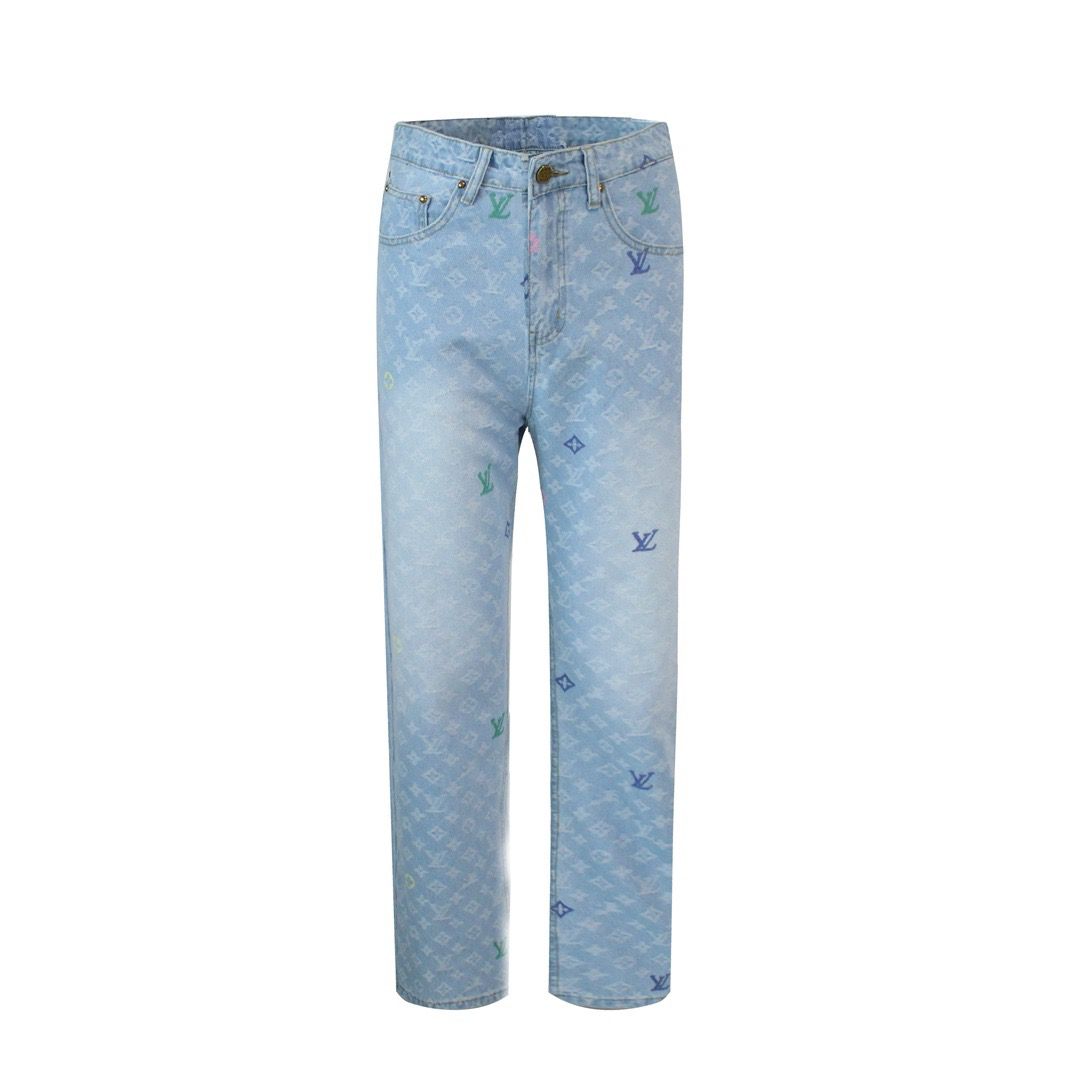 1:1 New light blue jeans