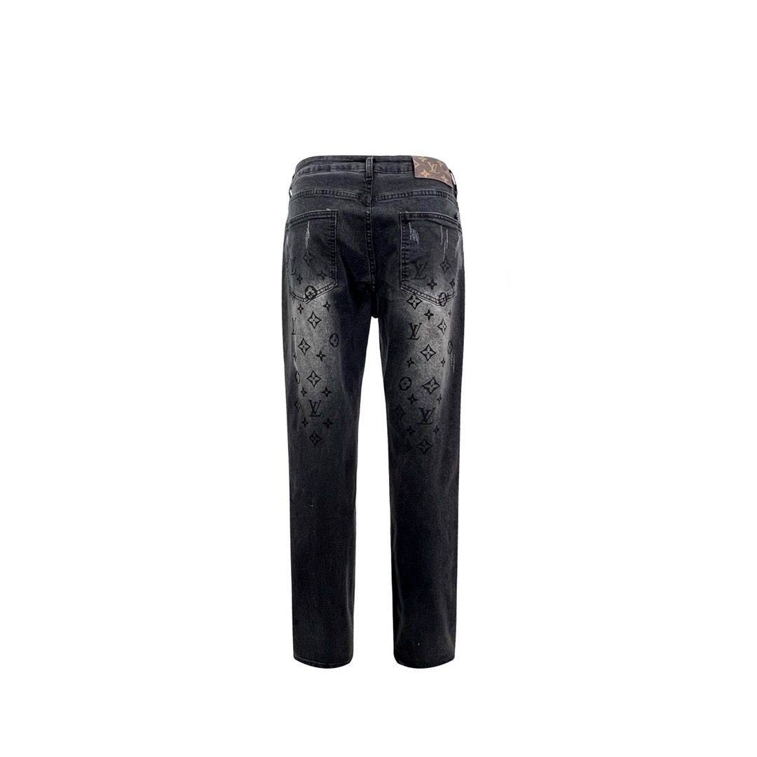 1:1 new washing grey jeans