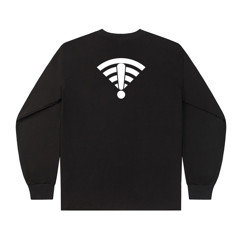 New arrival black white logo priting women men hoodie