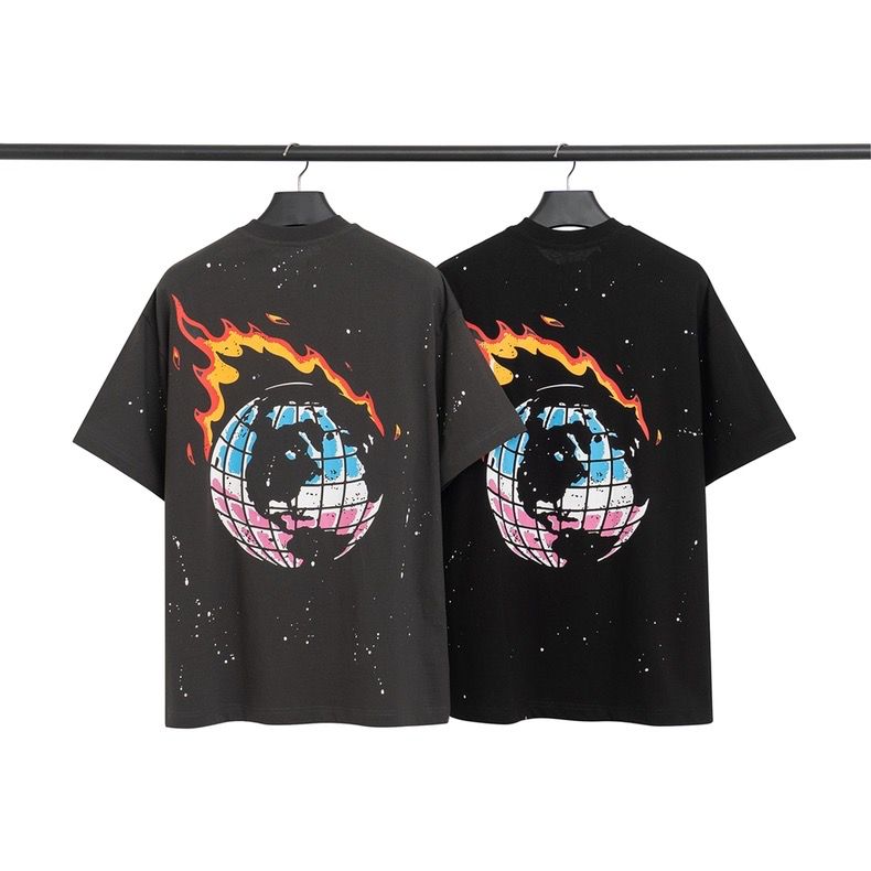 1:1 Top version washing black grey tshirt