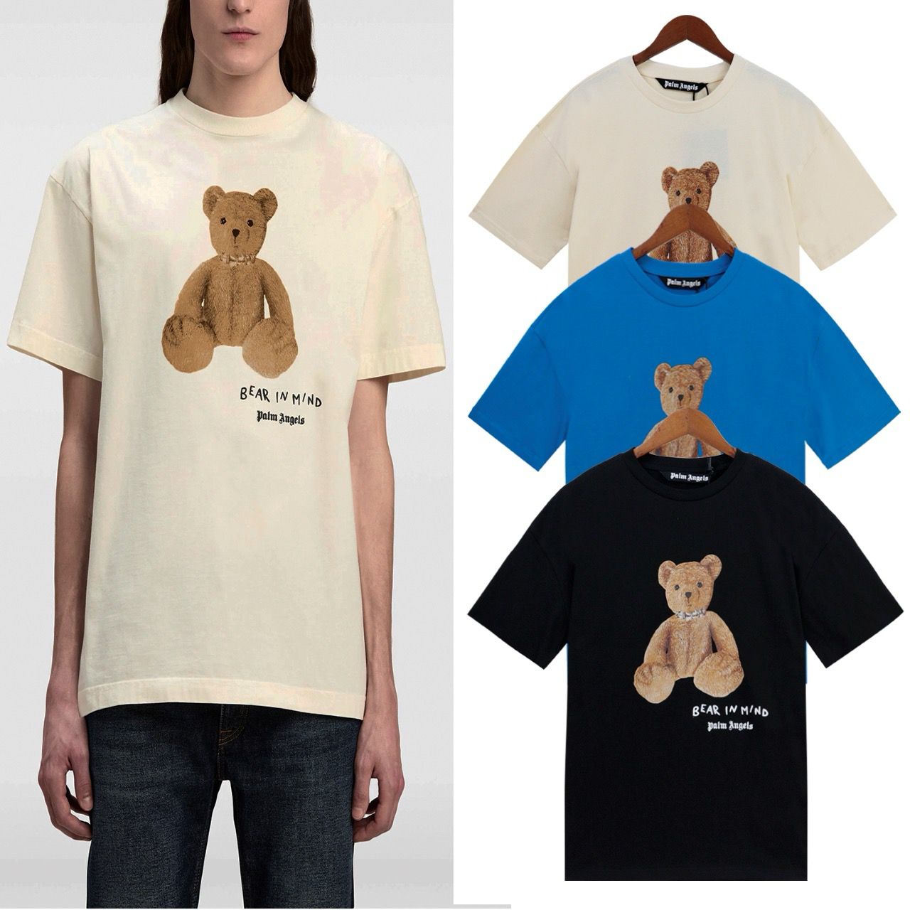 New arrival bear print tshirt