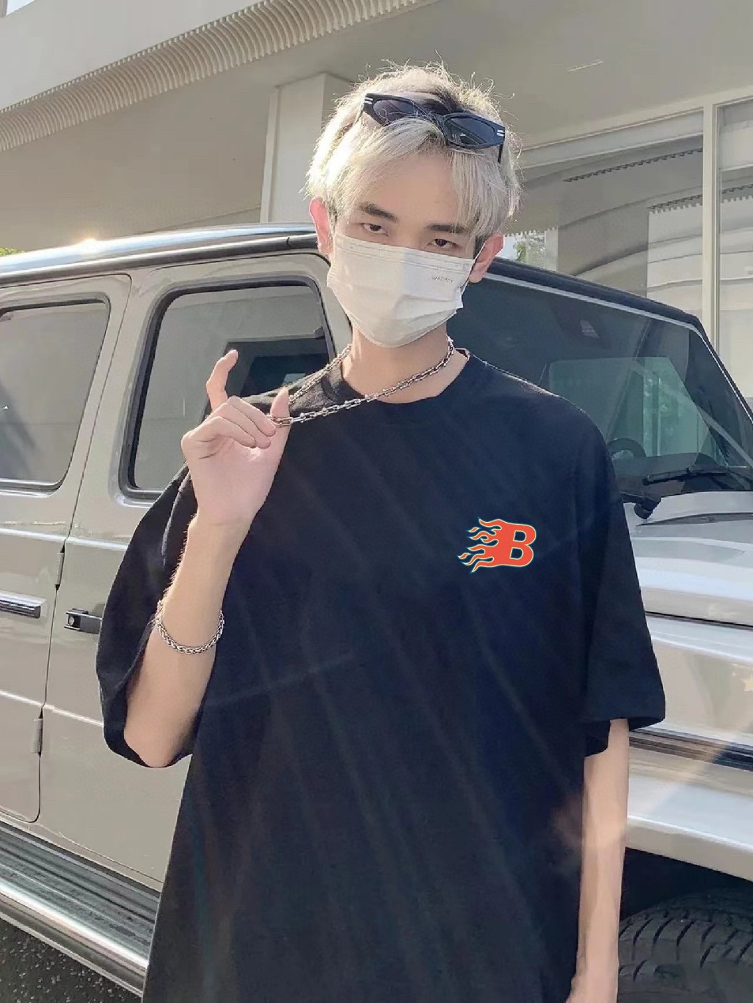 1:1 Top version men women printing logo T-shorts