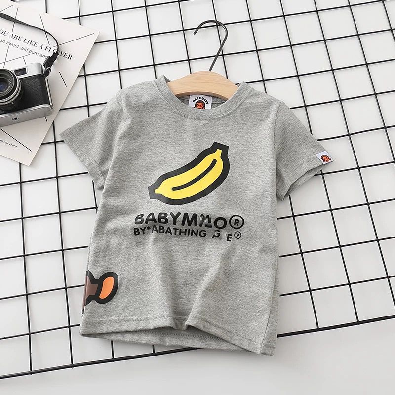 1:1 banana print baby tshirt