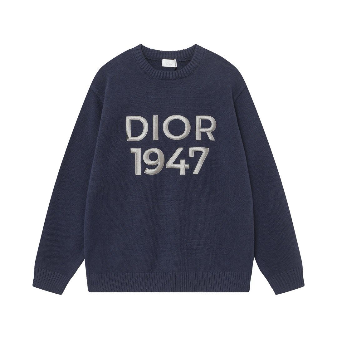 1:1 New navy blue sweater